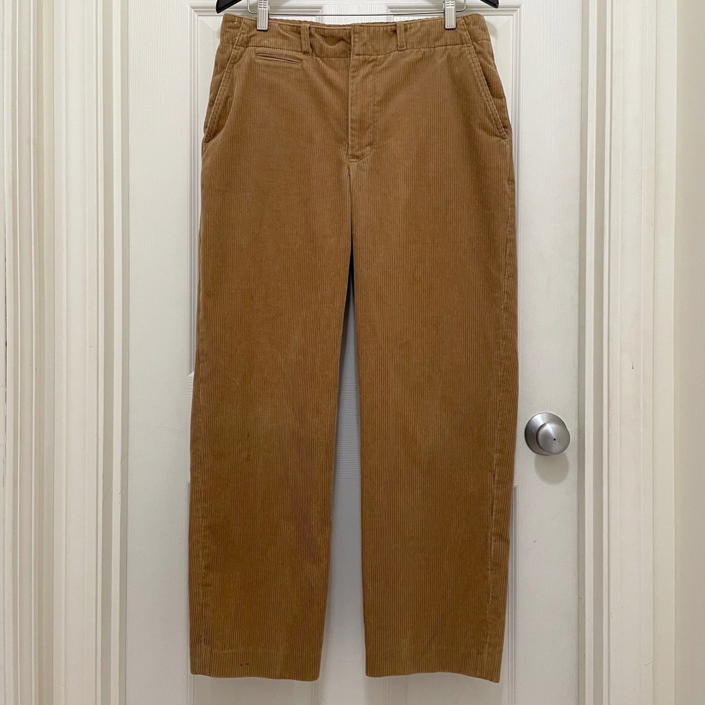 Polo Ralph Lauren Corduroy Pants Straight Leg Tan Camel Brown 33 x 32 Preppy‎